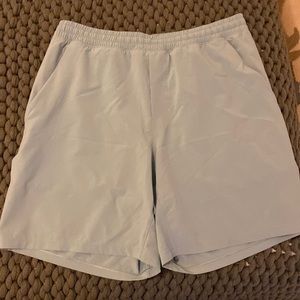 Lululemon Light Blue Pace Breaker Shorts
